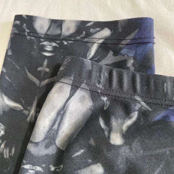 Allsaints Leggings Womens 6 Opium True Cobalt Blue and Black - Picture 10 of 11